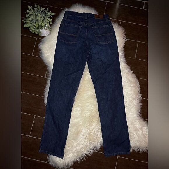 L.L Bean Classic Fit dark washed denim sz 30X34 - Picture 7 of 10